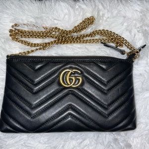 GG Marmont matelassé mini chain bag